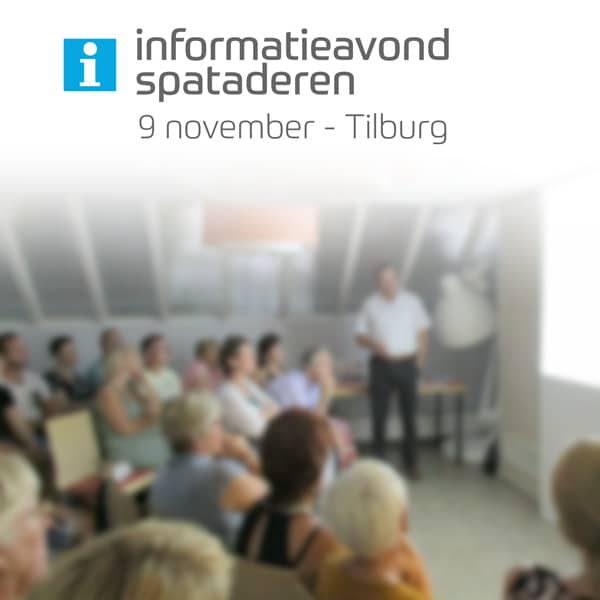 Informatieavond over spataderen in Tilburg
